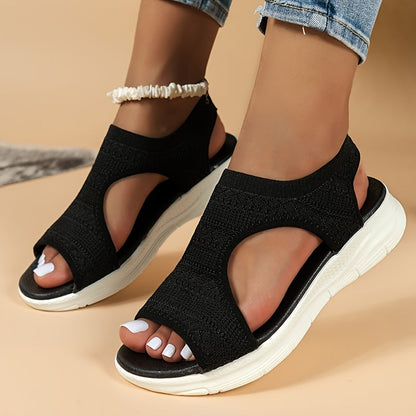 Schicke Damensandalen Bequem Spitze