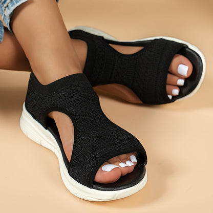 Schicke Damensandalen Bequem Spitze