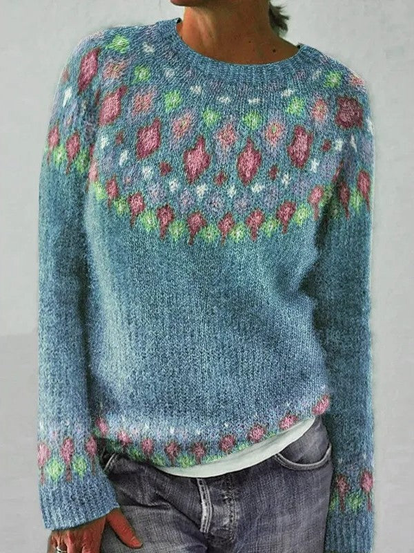 Devyn Pullover mit geometrischem Muster