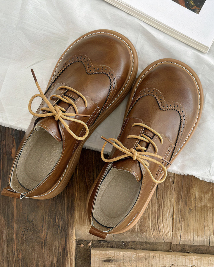 Damen Oxford Schuhe Retro Isadora