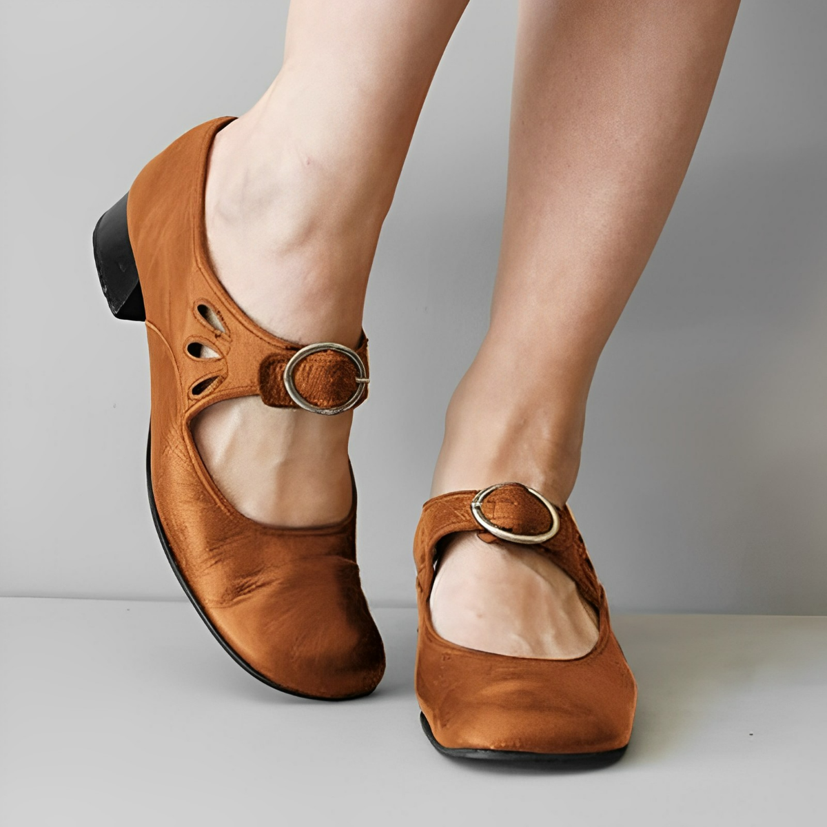 Edle Velana Damenschuhe mit Schnalle