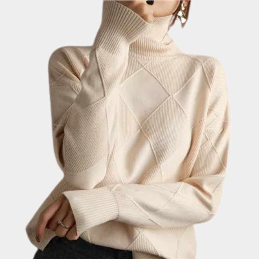 Edler Damen-Rollkragenpullover Ellie für einen klassischen Stil