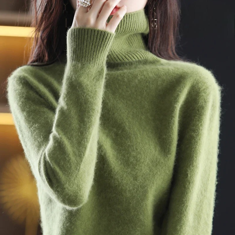 Edler Kaschmir-Rollkragenpullover: Eleganz und Tragekomfort