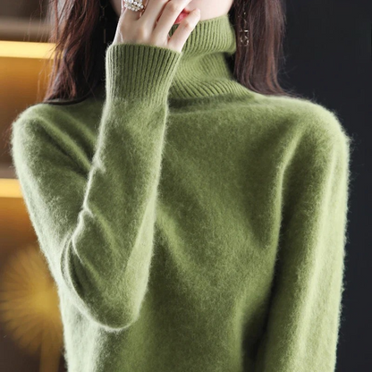 Edler Kaschmir-Rollkragenpullover: Eleganz und Tragekomfort
