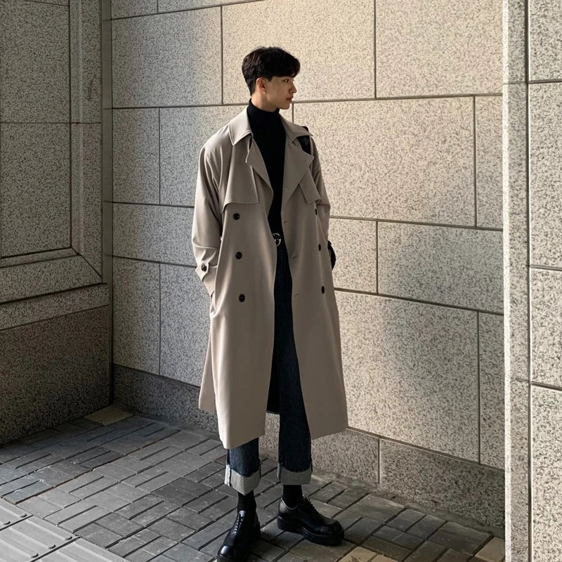 Edler, langer Herren-Trenchcoat Gerolf