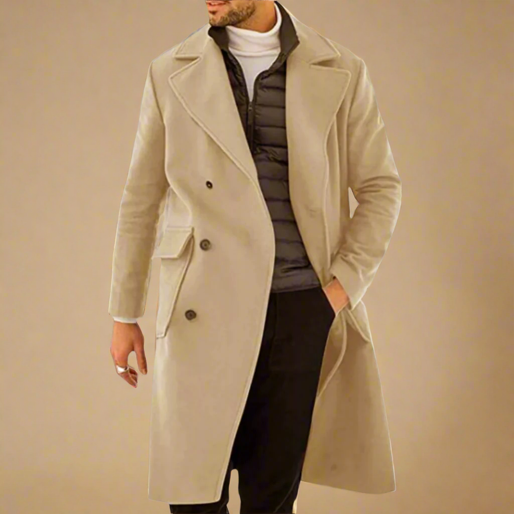 Edler, wärmer Trenchcoat für Herren – Heinrich