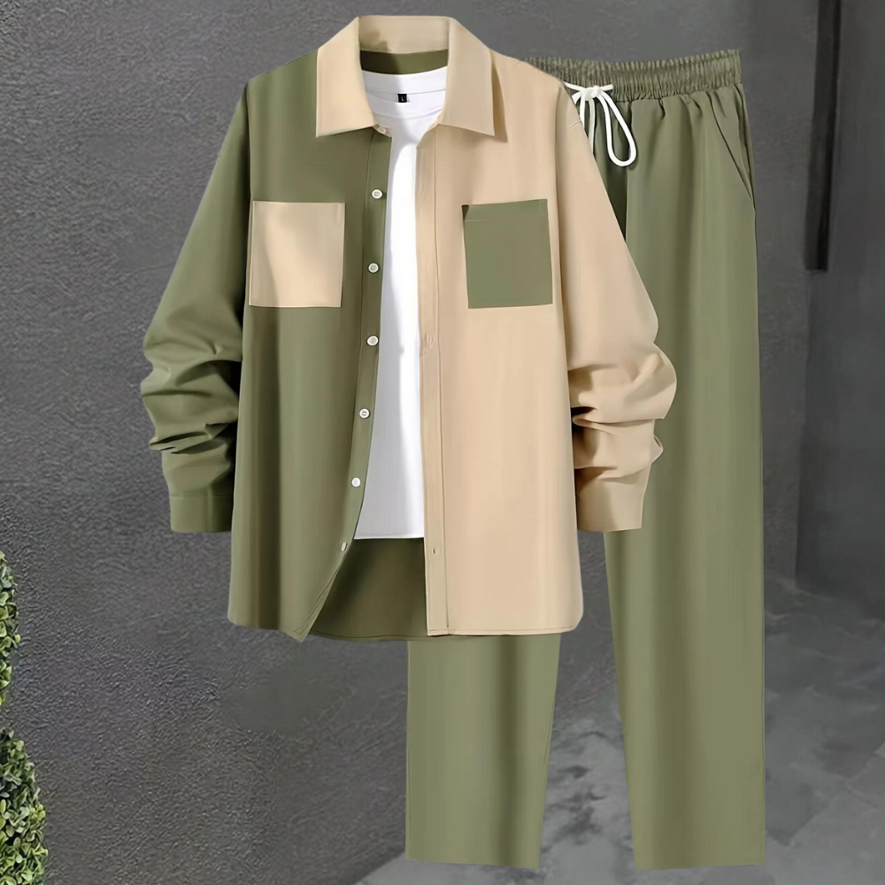 Edles Herren-Set: Hose und Hemd - Rainhardt