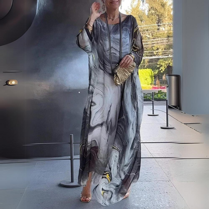 Edles Kleid aus Seidenchiffon