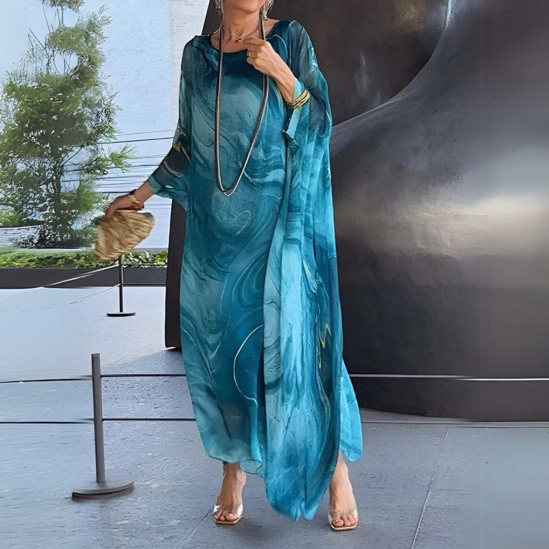 Edles Kleid aus Seidenchiffon