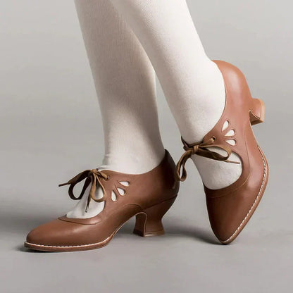 Edwardianische Lederschuhe für Damen
