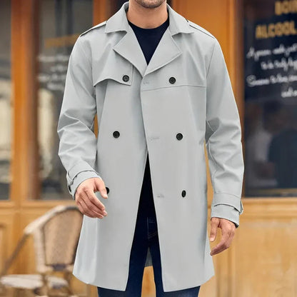 Elarova |  Einreihiger Trenchcoat für Herren