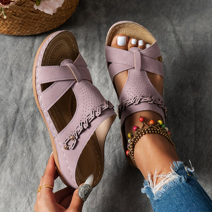 Elanea™ – Frauen Sommerschuhe Atmungsaktive Sandalen mit Plattform 2