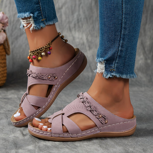 Elanea™ – Frauen Sommerschuhe Atmungsaktive Sandalen mit Plattform 1