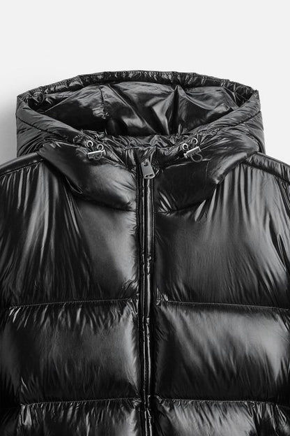 Elarova | 100% Daunen Pufferjacke Nachhaltig und Warm Wasserdicht und Trendy