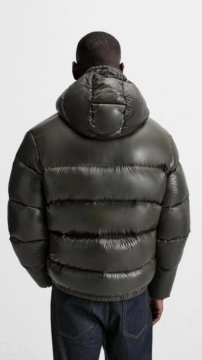Elarova | 100% Daunen Pufferjacke Nachhaltig und Warm Wasserdicht und Trendy