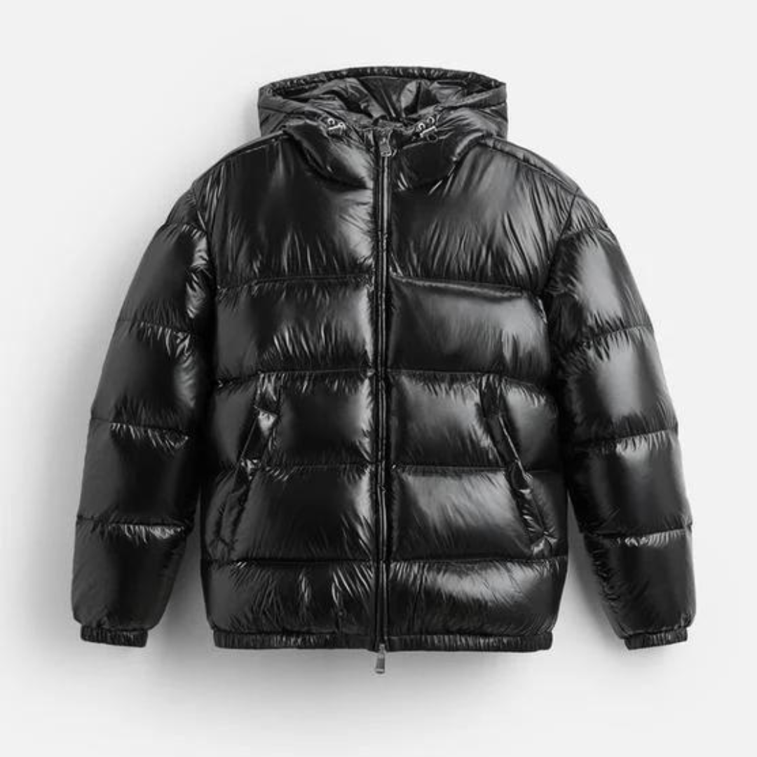 Elarova | 100% Daunen Pufferjacke Nachhaltig und Warm Wasserdicht und Trendy