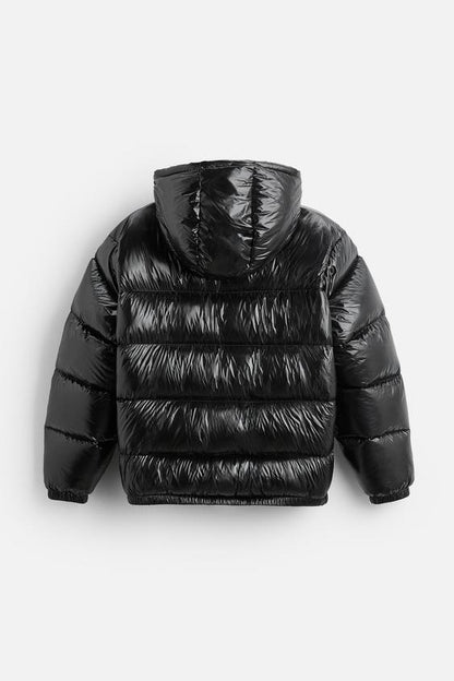 Elarova | 100% Daunen Pufferjacke Nachhaltig und Warm Wasserdicht und Trendy