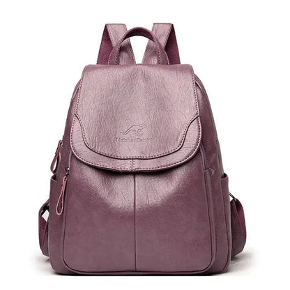 Elarova | Anti Diebstahl Rucksack Aus Leder