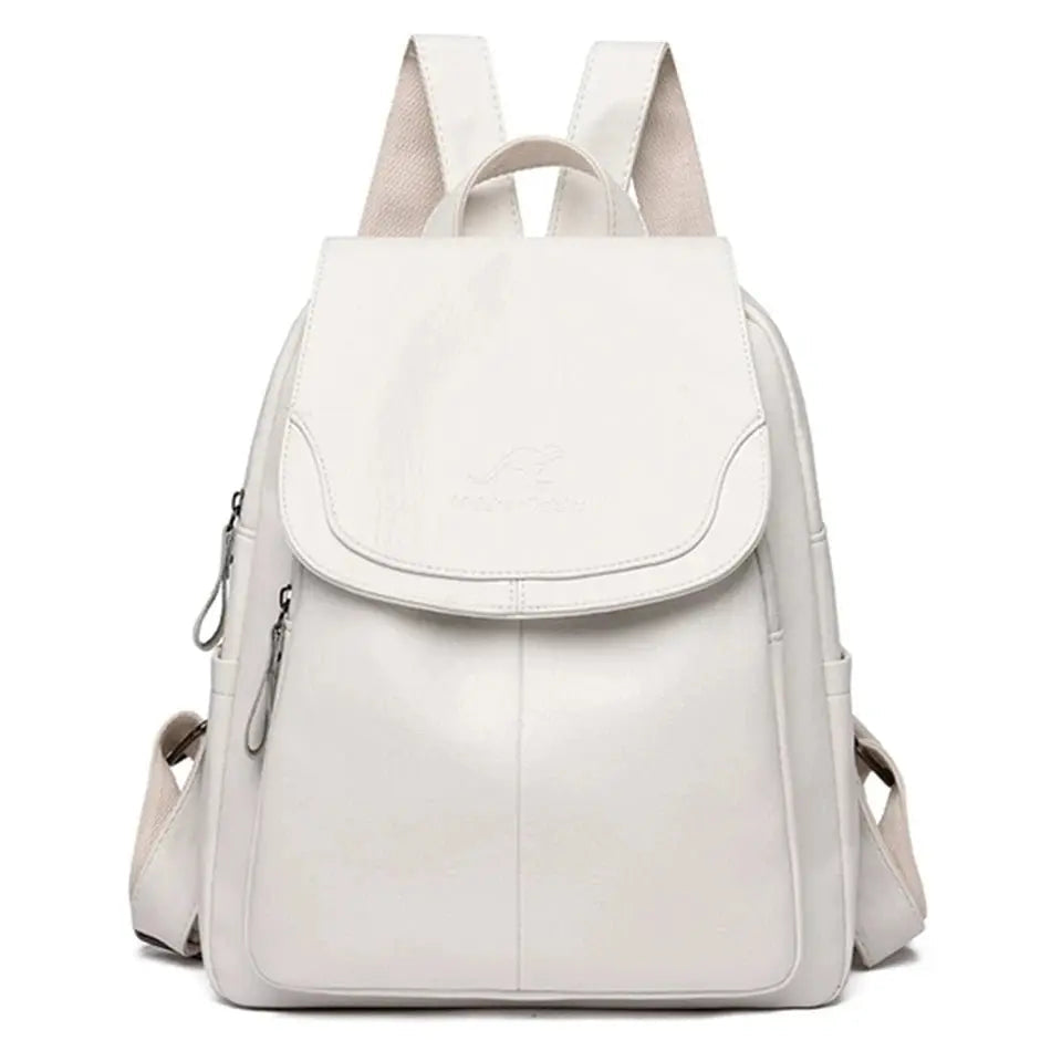 Elarova | Anti Diebstahl Rucksack Aus Leder