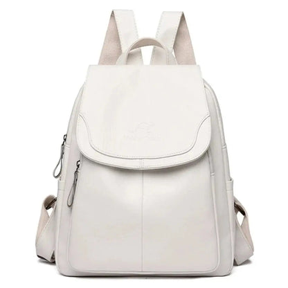 Elarova | Anti Diebstahl Rucksack Aus Leder