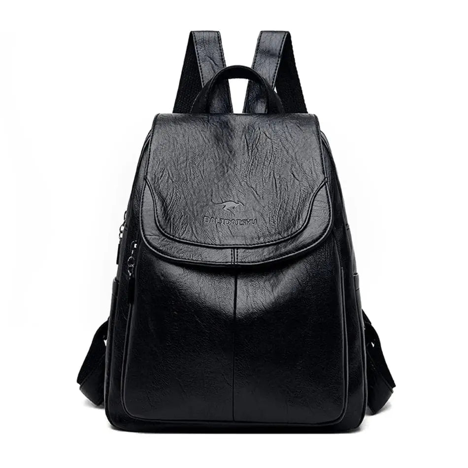 Elarova | Anti Diebstahl Rucksack Aus Leder