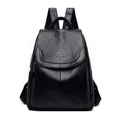 Elarova | Anti Diebstahl Rucksack Aus Leder