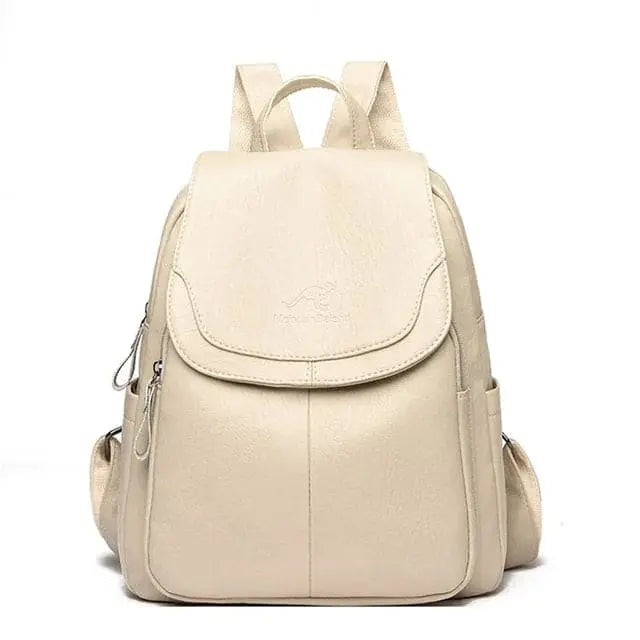 Elarova | Anti Diebstahl Rucksack Aus Leder