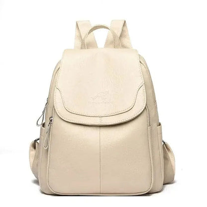 Elarova | Anti Diebstahl Rucksack Aus Leder