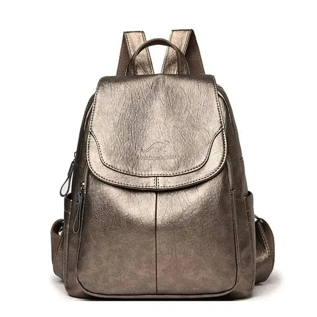 Elarova | Anti Diebstahl Rucksack Aus Leder