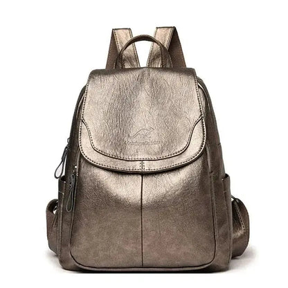 Elarova | Anti Diebstahl Rucksack Aus Leder