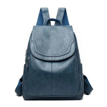 Elarova | Anti Diebstahl Rucksack Aus Leder