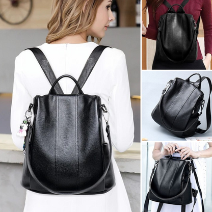 Elarova | AntiDiebstahlLederrucksack