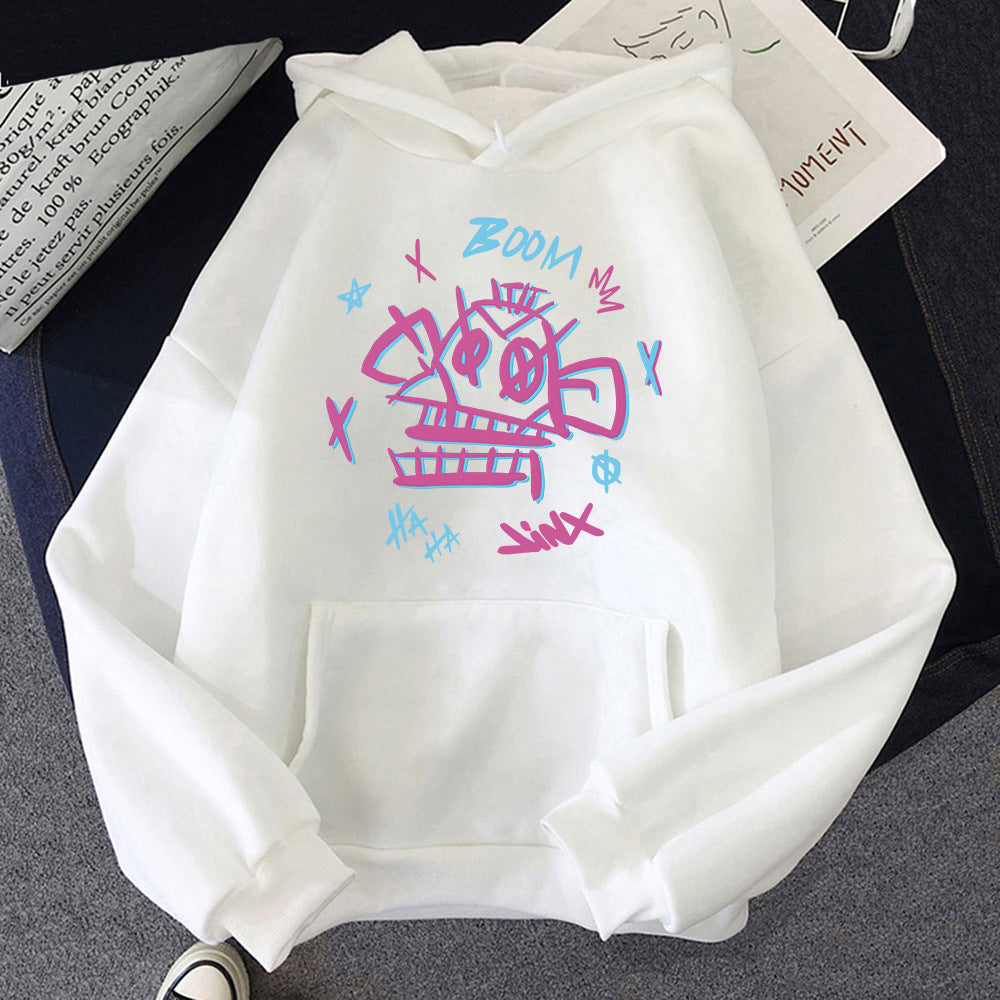Elarova | Arcane Hoodie Harajuku Stil Jinx und Ekko