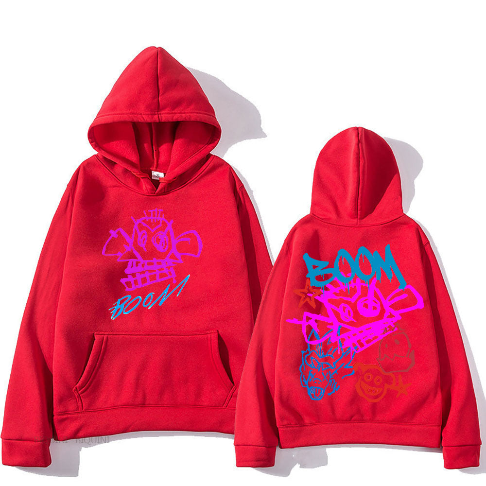 Elarova | Arcane Jinx Cartoon Langarm-Hoodie