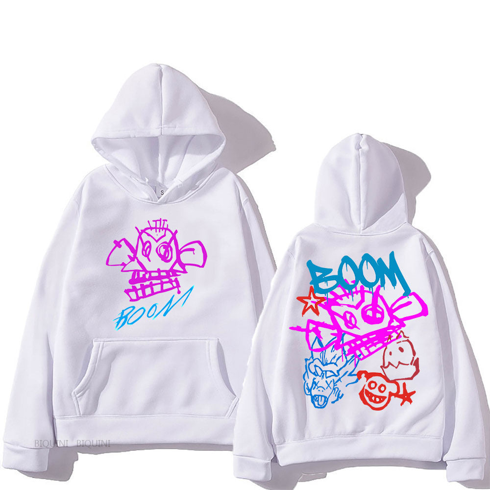 Elarova | Arcane Jinx Cartoon Langarm-Hoodie
