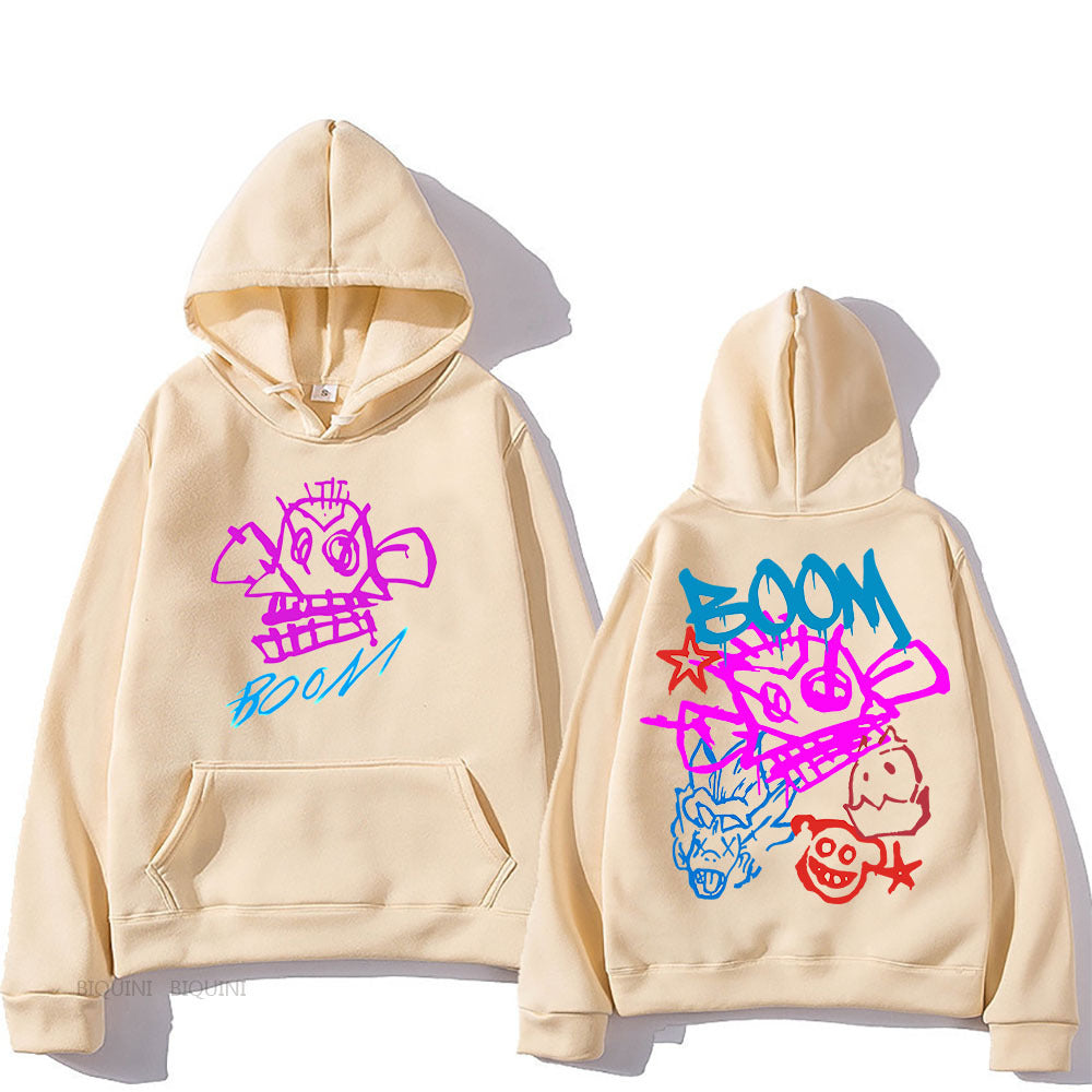 Elarova | Arcane Jinx Cartoon Langarm-Hoodie