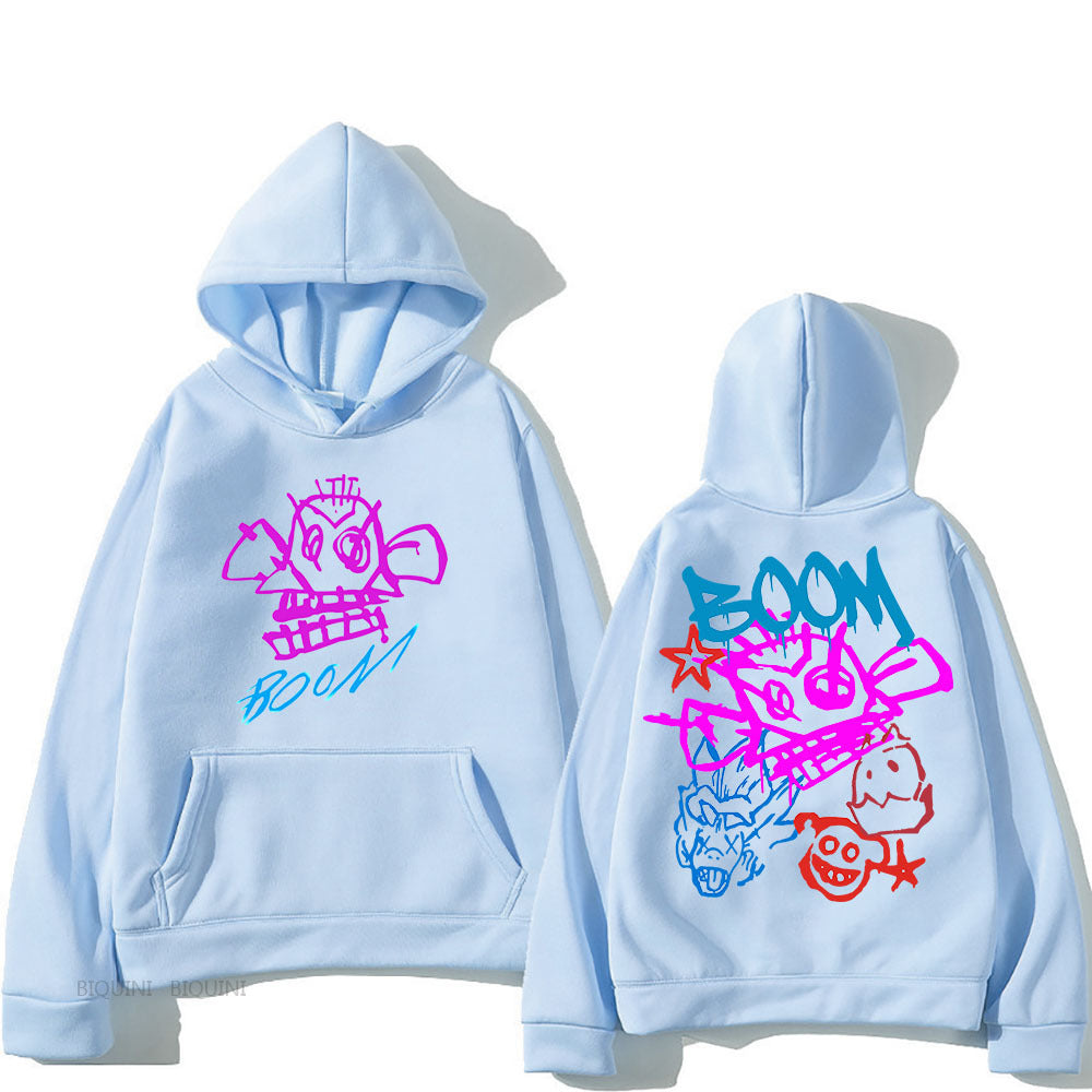 Elarova | Arcane Jinx Cartoon Langarm-Hoodie