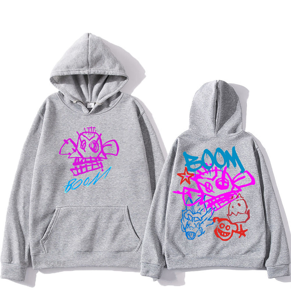 Elarova | Arcane Jinx Cartoon Langarm-Hoodie