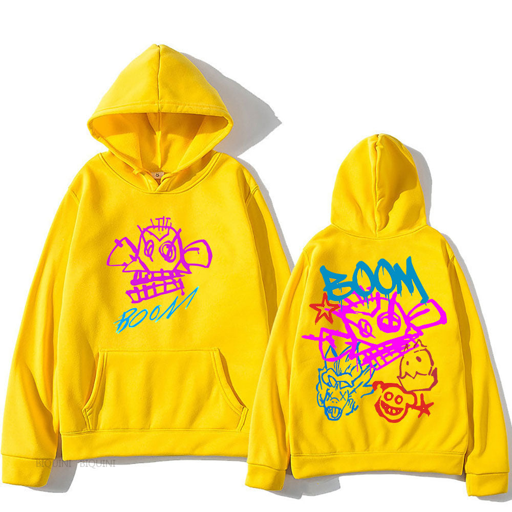Elarova | Arcane Jinx Cartoon Langarm-Hoodie