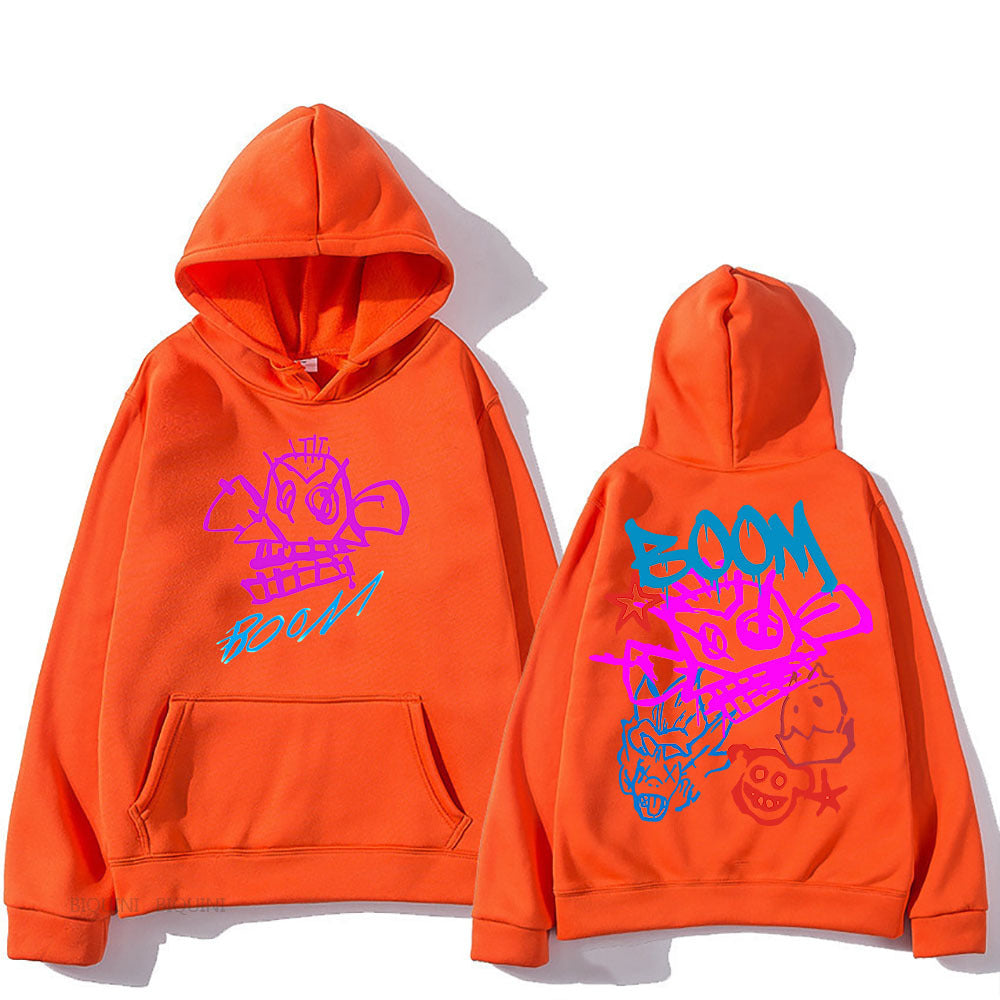 Elarova | Arcane Jinx Cartoon Langarm-Hoodie