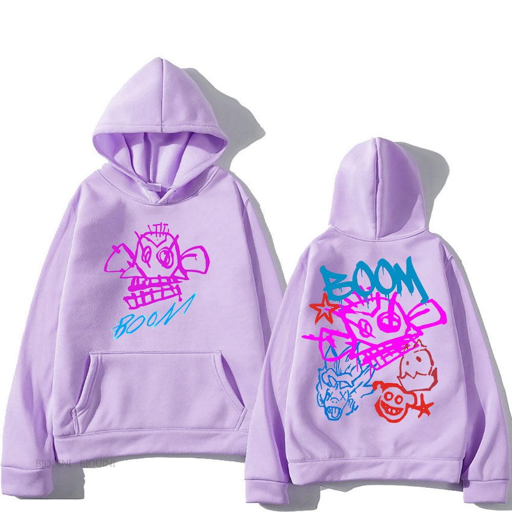 Elarova | Arcane Jinx Cartoon Langarm-Hoodie