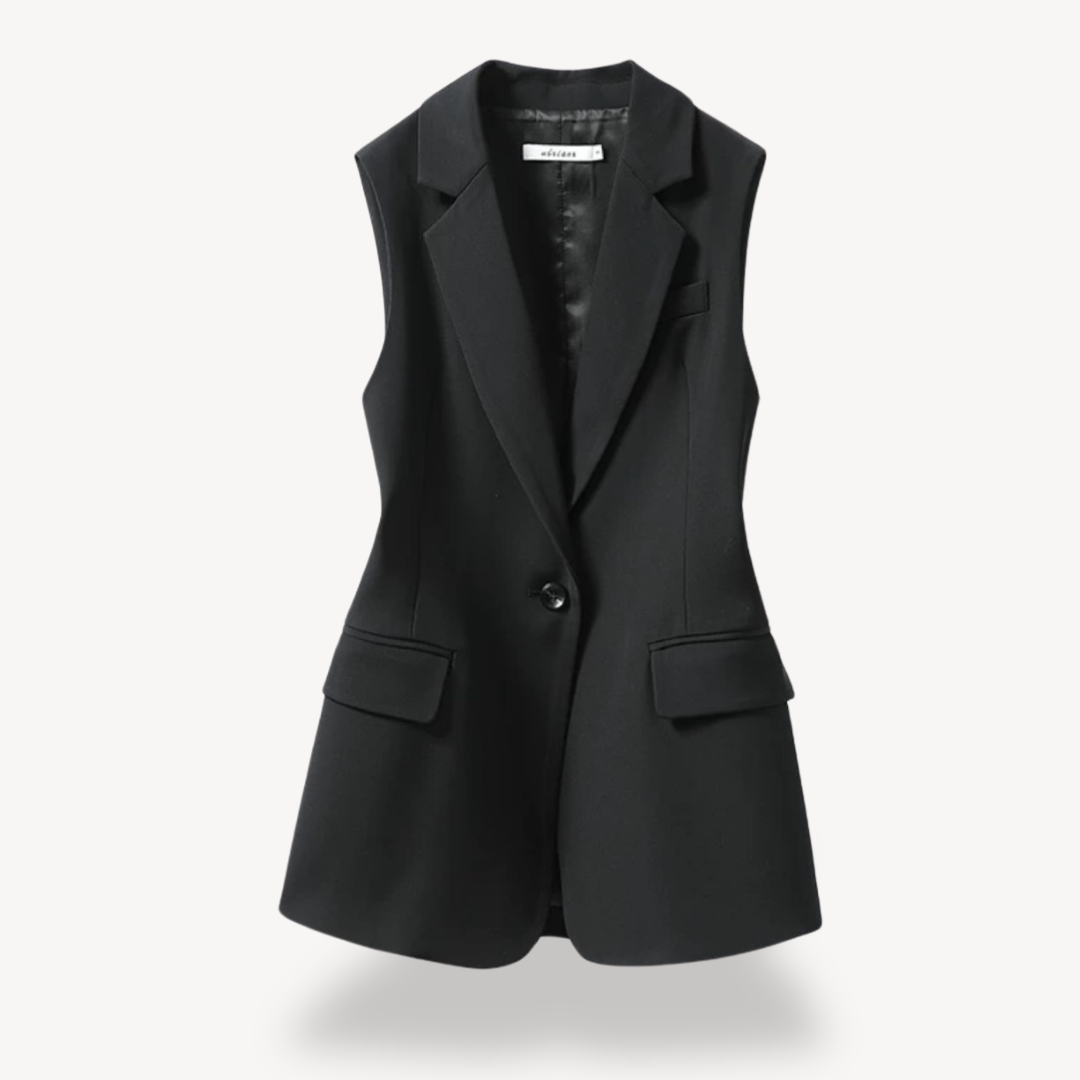 Elarova | Ärmelloser Blazer für Damen