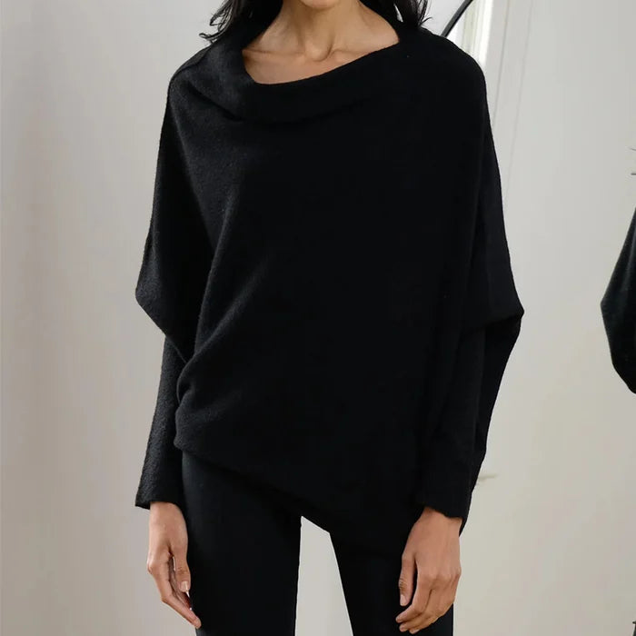 Elarova | Asymmetrisch Drapierter Pullover