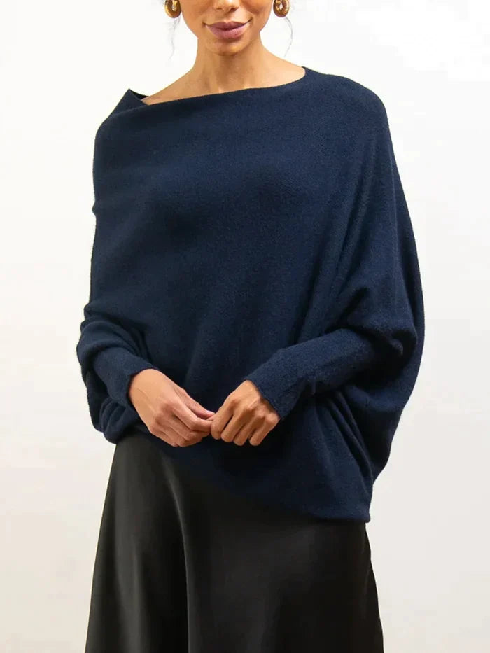 Elarova | Asymmetrisch Drapierter Pullover