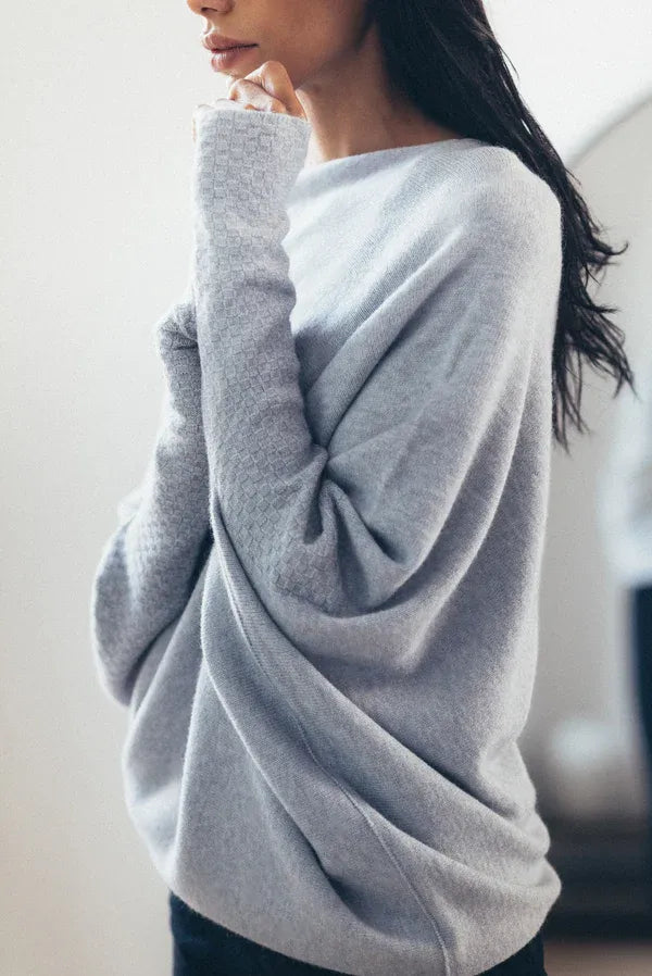 Elarova | Asymmetrisch Drapierter Pullover