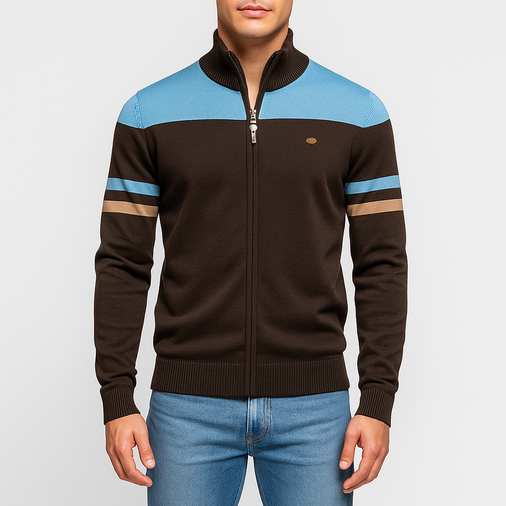 Elarova | Atlas Retro-Bomberjacke mit Streifen