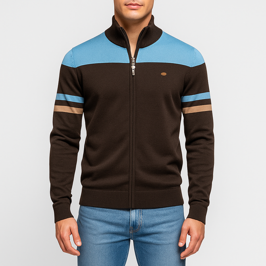 Elarova | Atlas Retro-Bomberjacke mit Streifen