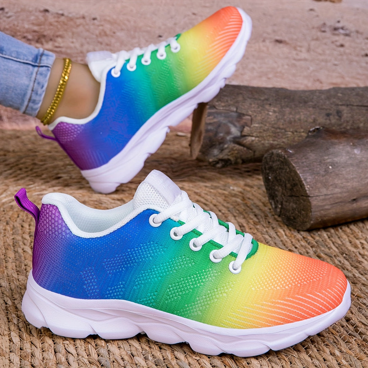 Elarova | Atmungsaktive Gestrickte Damensneaker