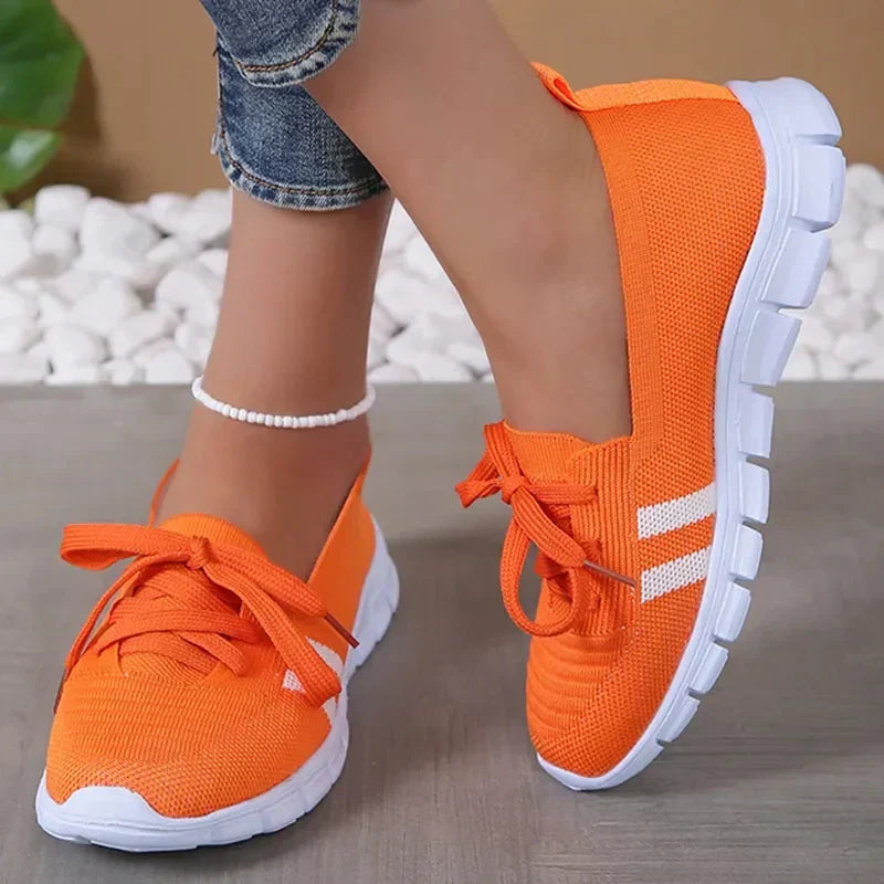 Elarova | Atmungsaktive gestrickte Turnschuhe