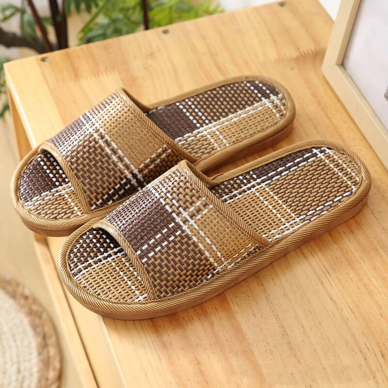 Elarova | Bambus Rattan Pantoffel